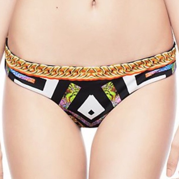 Versace Other - Authentic Versace Colorful Geometric Leopard Print Swim Bottom